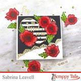 Popping Poppies 6x6 Stamp Set with Coordinating Metal Dies