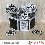 Outlined Rose Assortment Two Layered Metal Dies