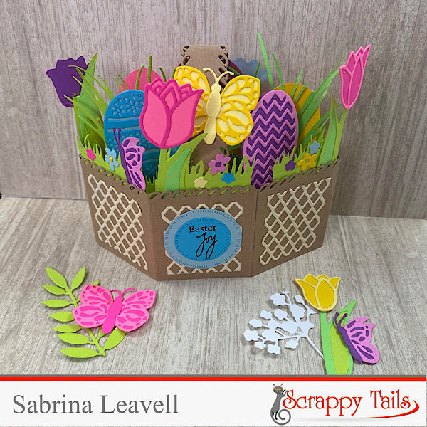 Outlined Tulip Assortment Two Layered Metal Dies – Scrappy Tails Crafts