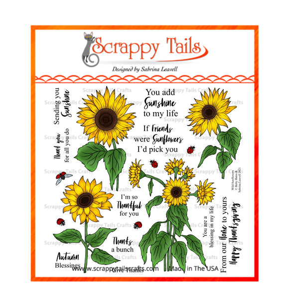 Wild Sunflower 6x6 stamp set
